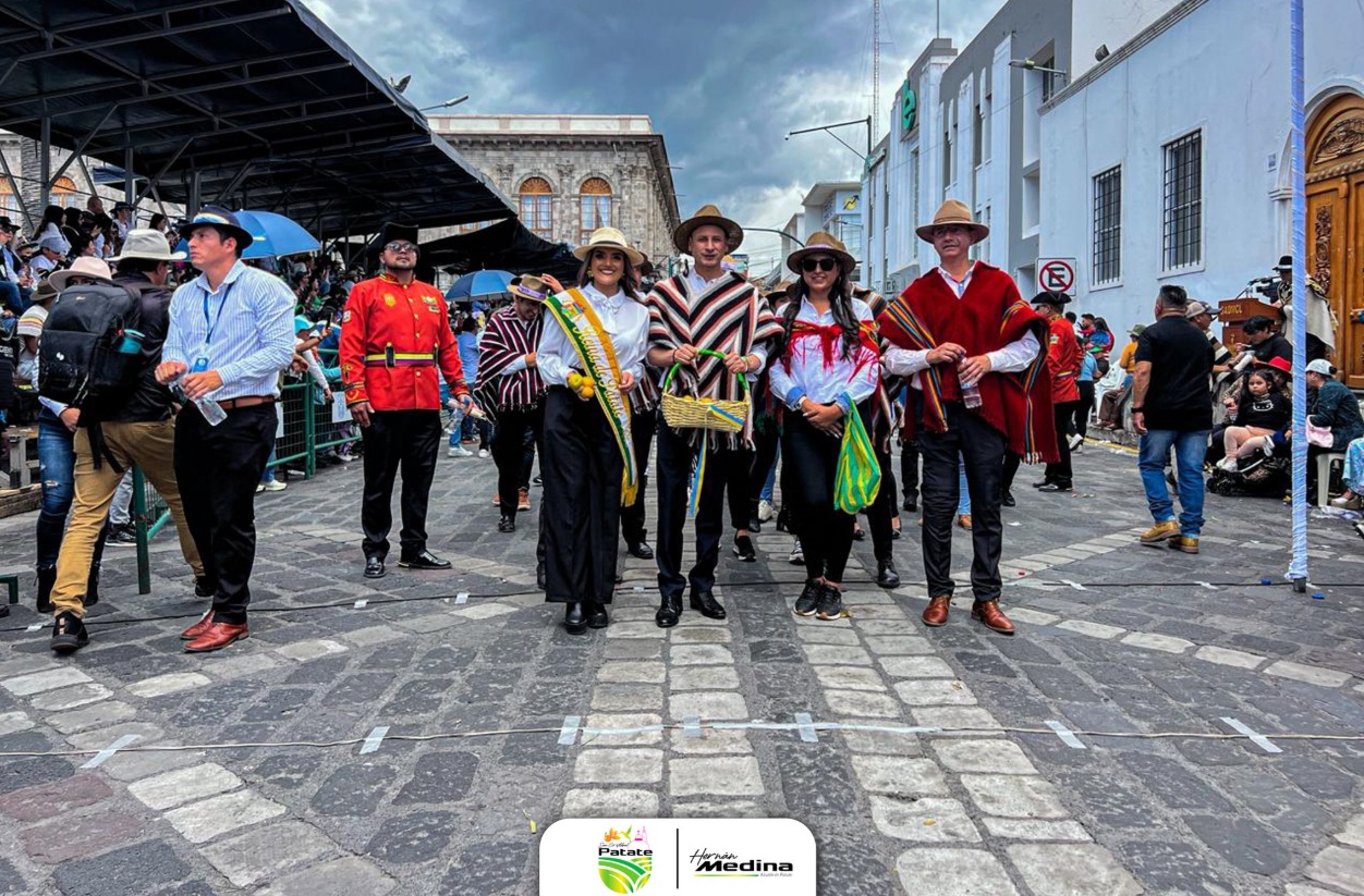 El GAD Municipal de Patate presente en la tradicional celebración de la Mama Negra 