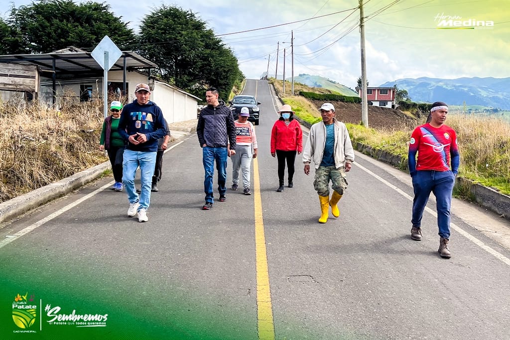 GADMPATATE inspecciona en San Jorge con la colaboración de la comunidad
