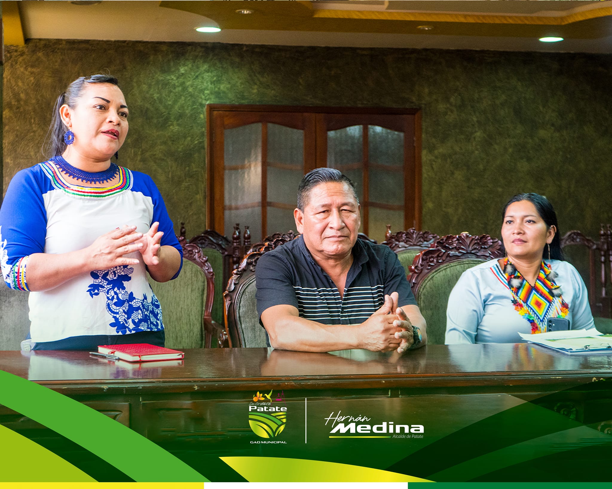 VISITA PROTOCOLARIA DEL GAD PARROQUIAL DE TARQUI (Provicncia de Pastaza)